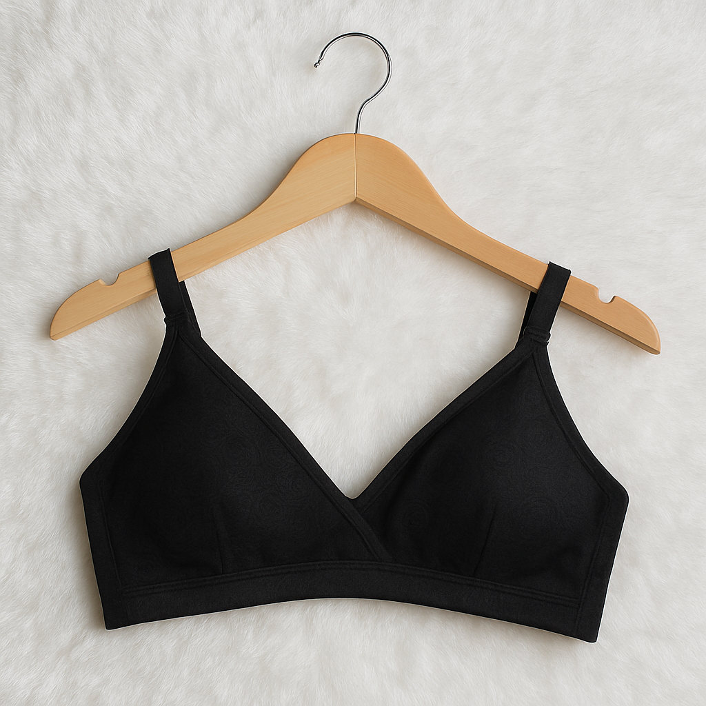 Non-Padded Cotton Bra – Multi-Color (Bundles Pack of 2)