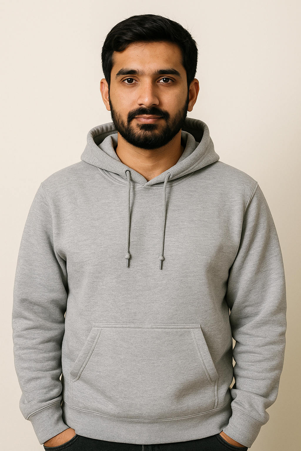 Heather Grey Pullover Hoodie