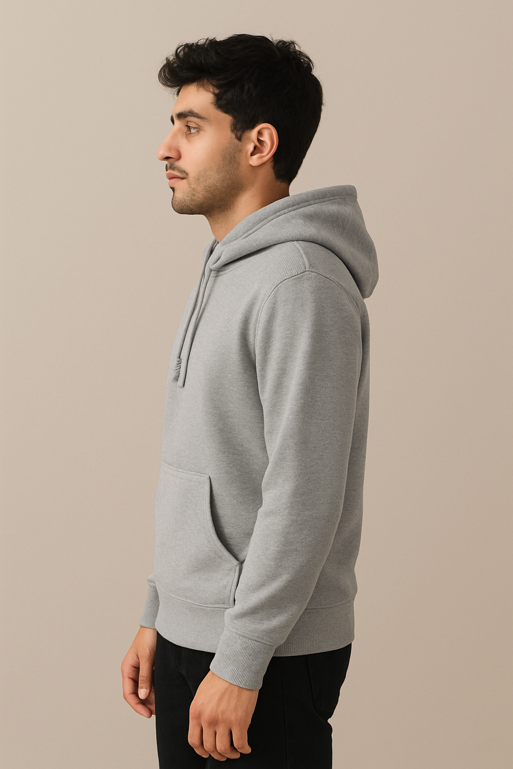 Heather Grey Pullover Hoodie