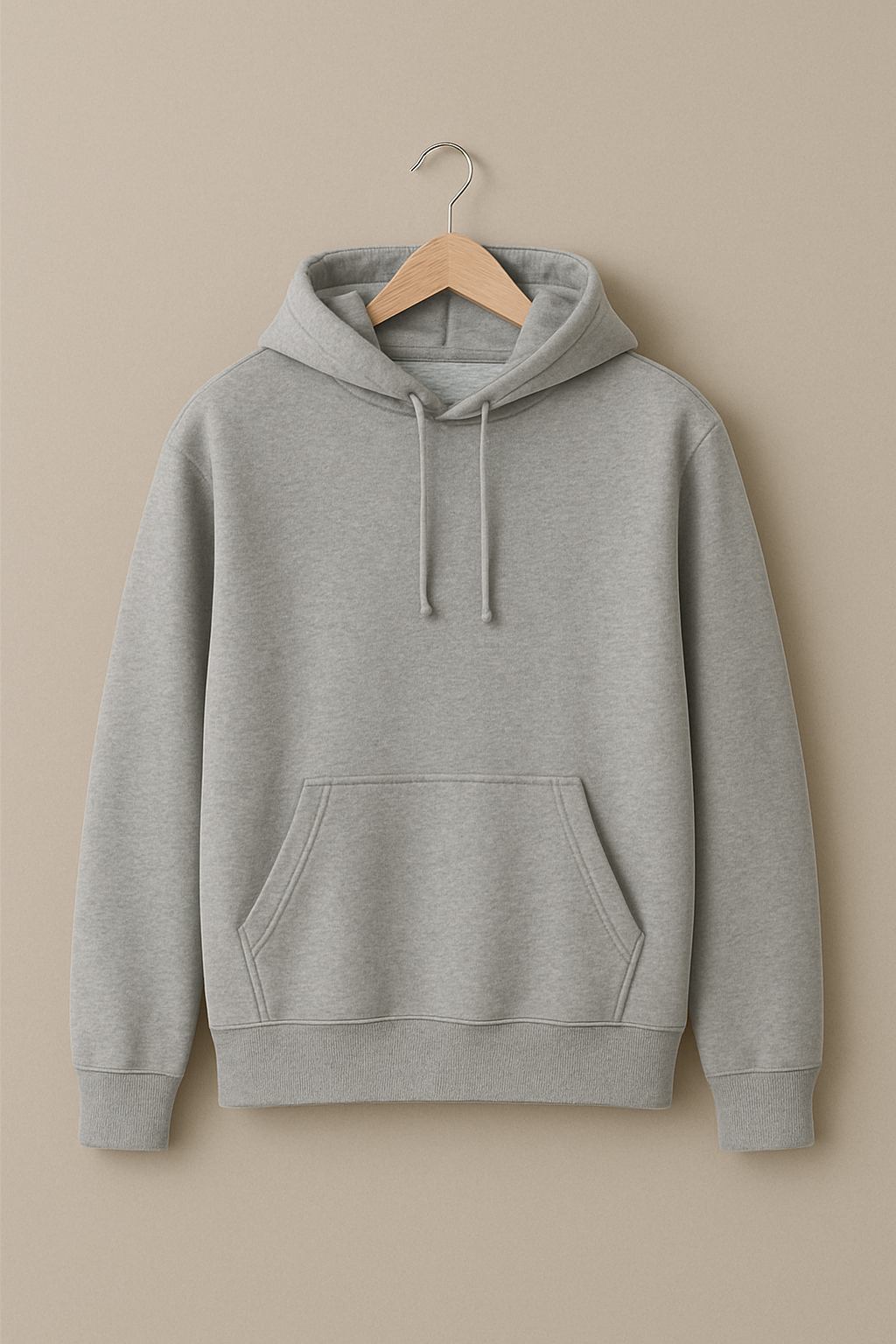 Heather Grey Pullover Hoodie