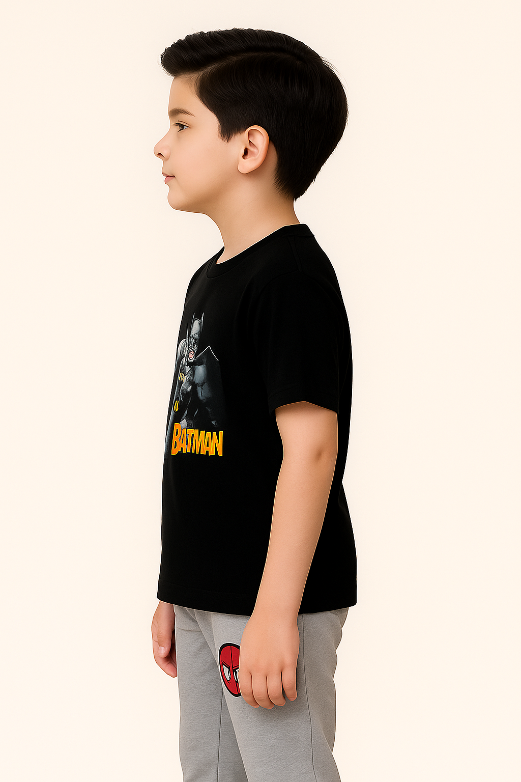 Spiderman Trouser + Batman T-Shirt