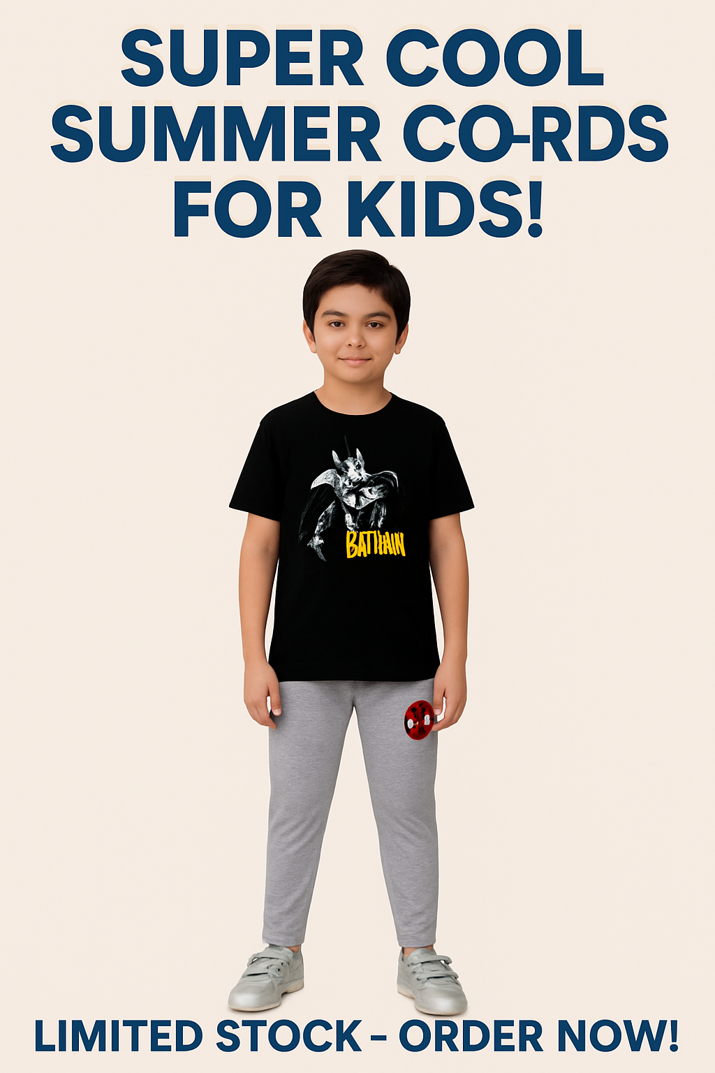 Spiderman Trouser + Batman T-Shirt