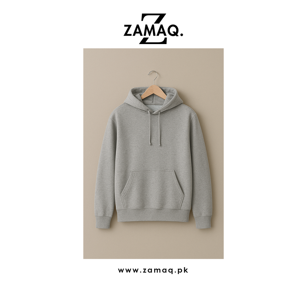 Heather Grey Pullover Hoodie