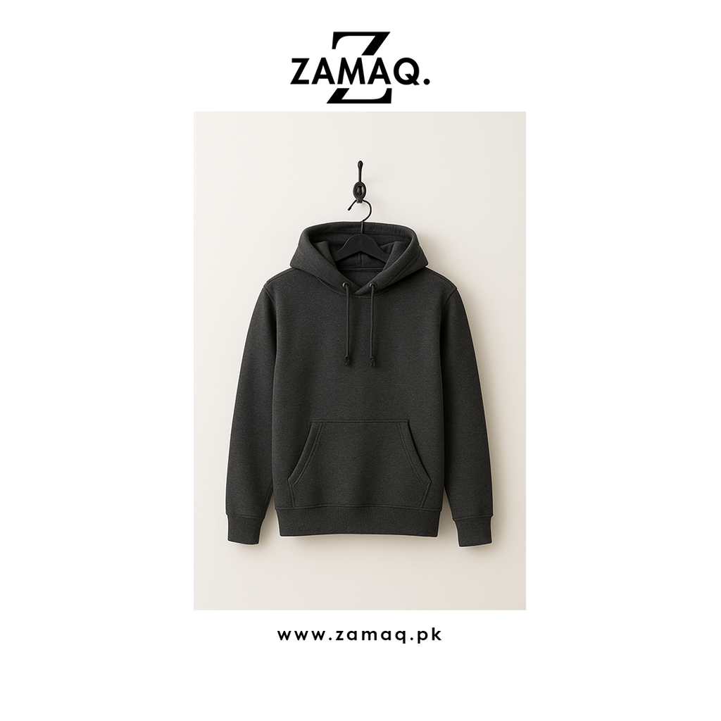 Classic Black Pullover Hoodie