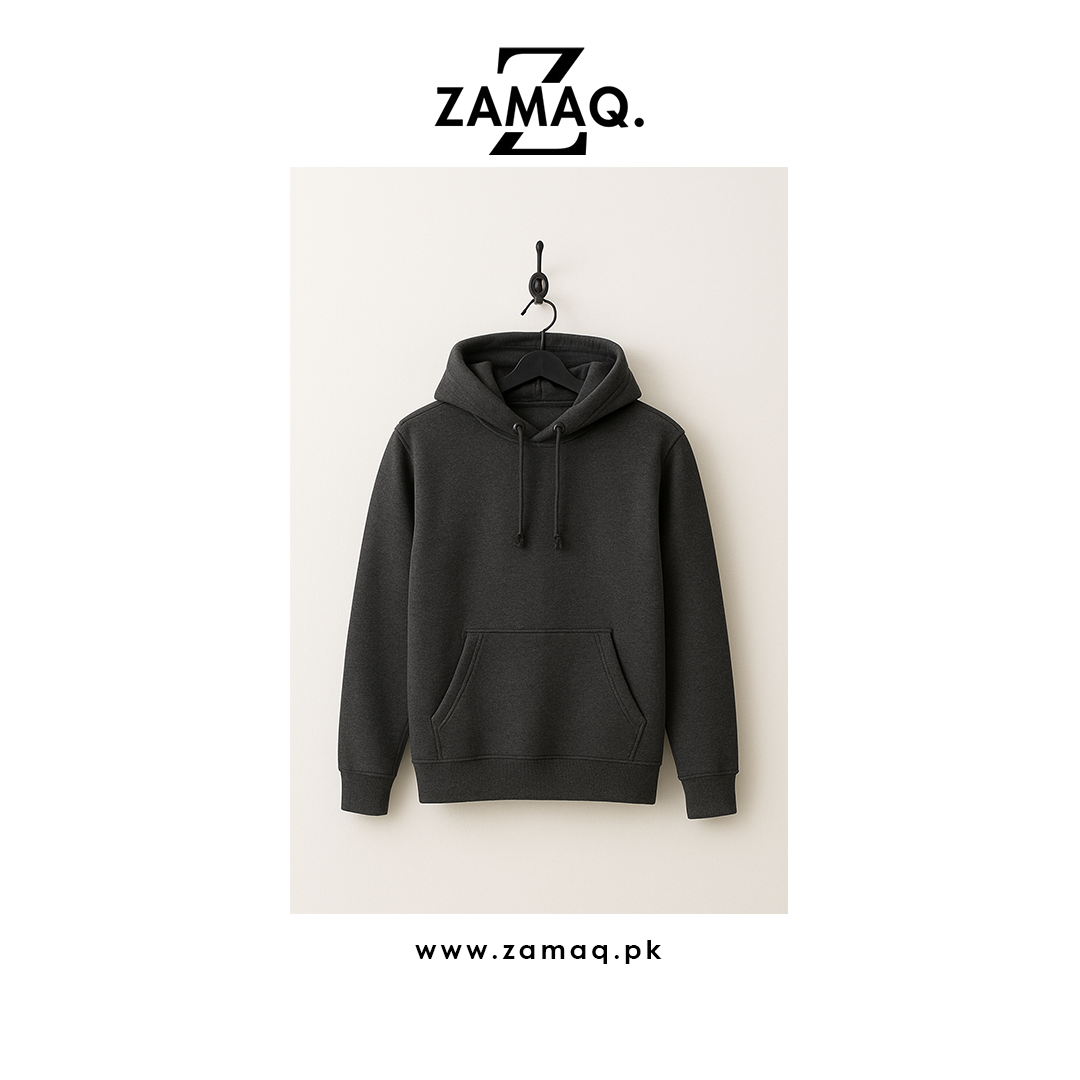 Classic Black Pullover Hoodie