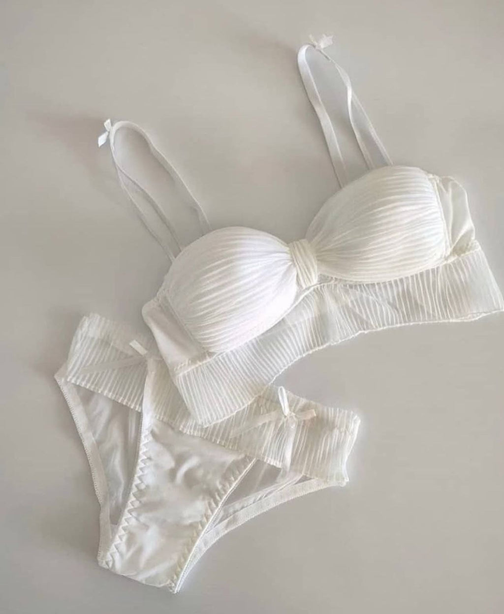 Cute Lace Bow Style Too Soft & Comfy With Adjustable Straps