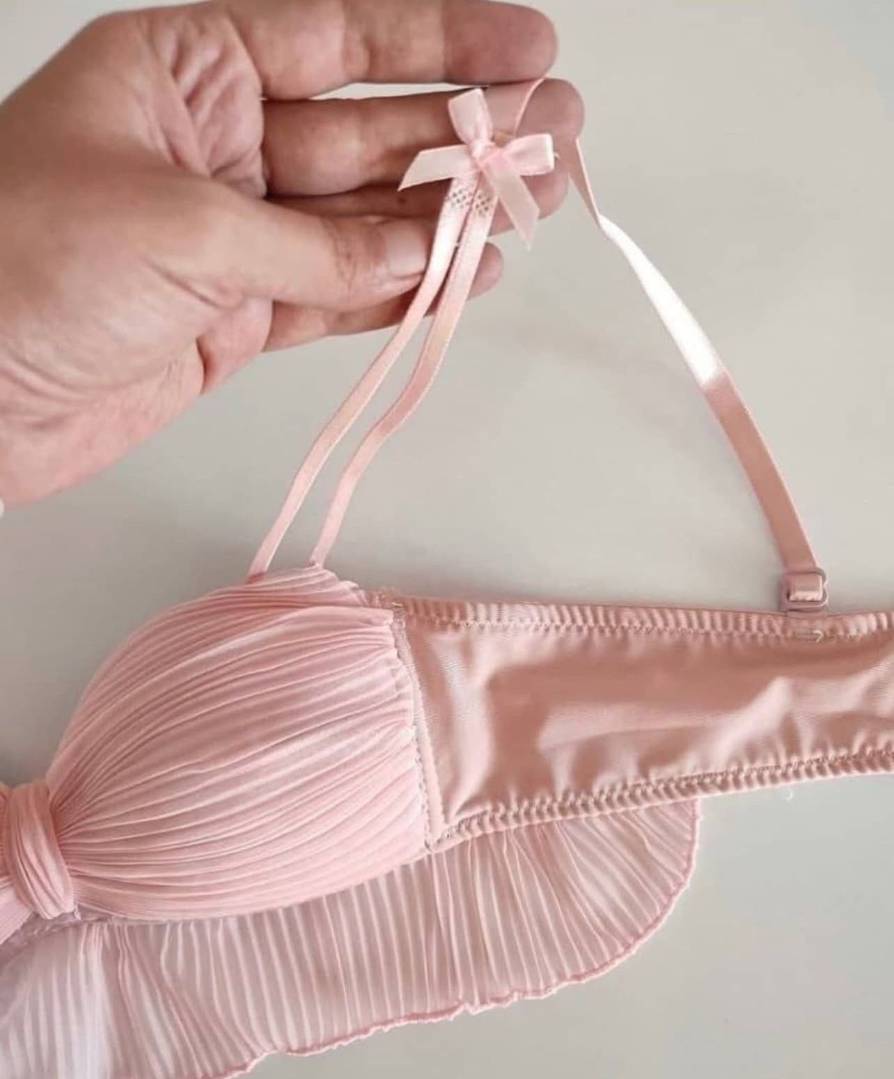 Cute Lace Bow Style Too Soft & Comfy With Adjustable Straps