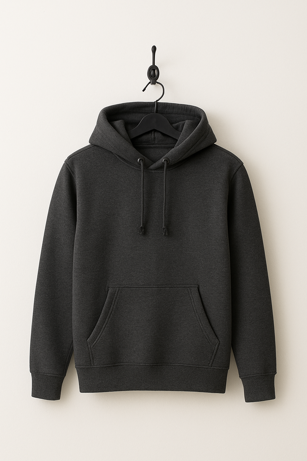Classic Black Pullover Hoodie