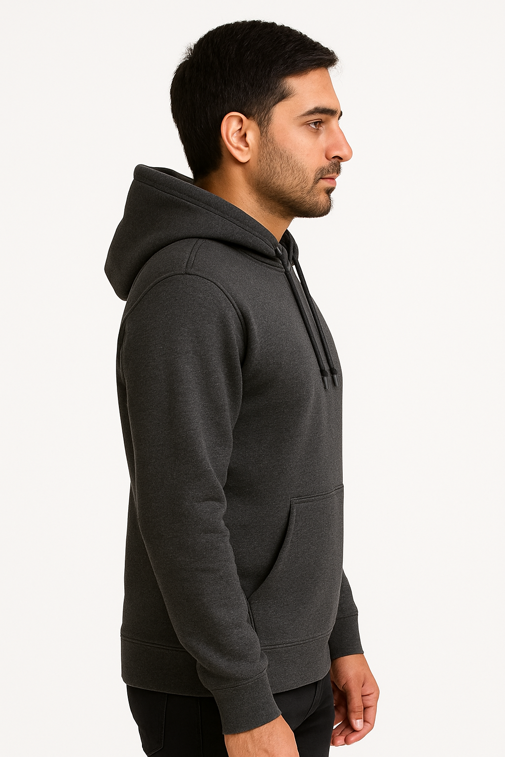 Classic Black Pullover Hoodie