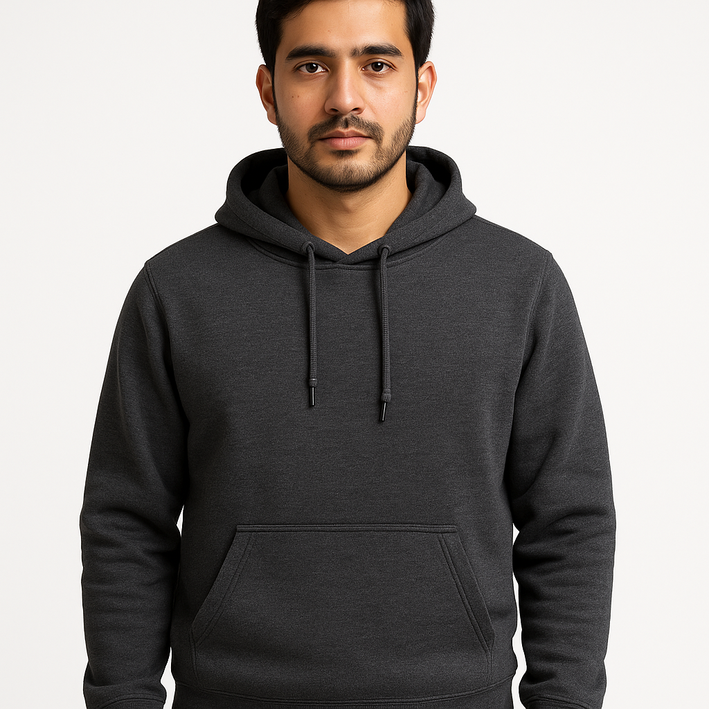 Classic Black Pullover Hoodie