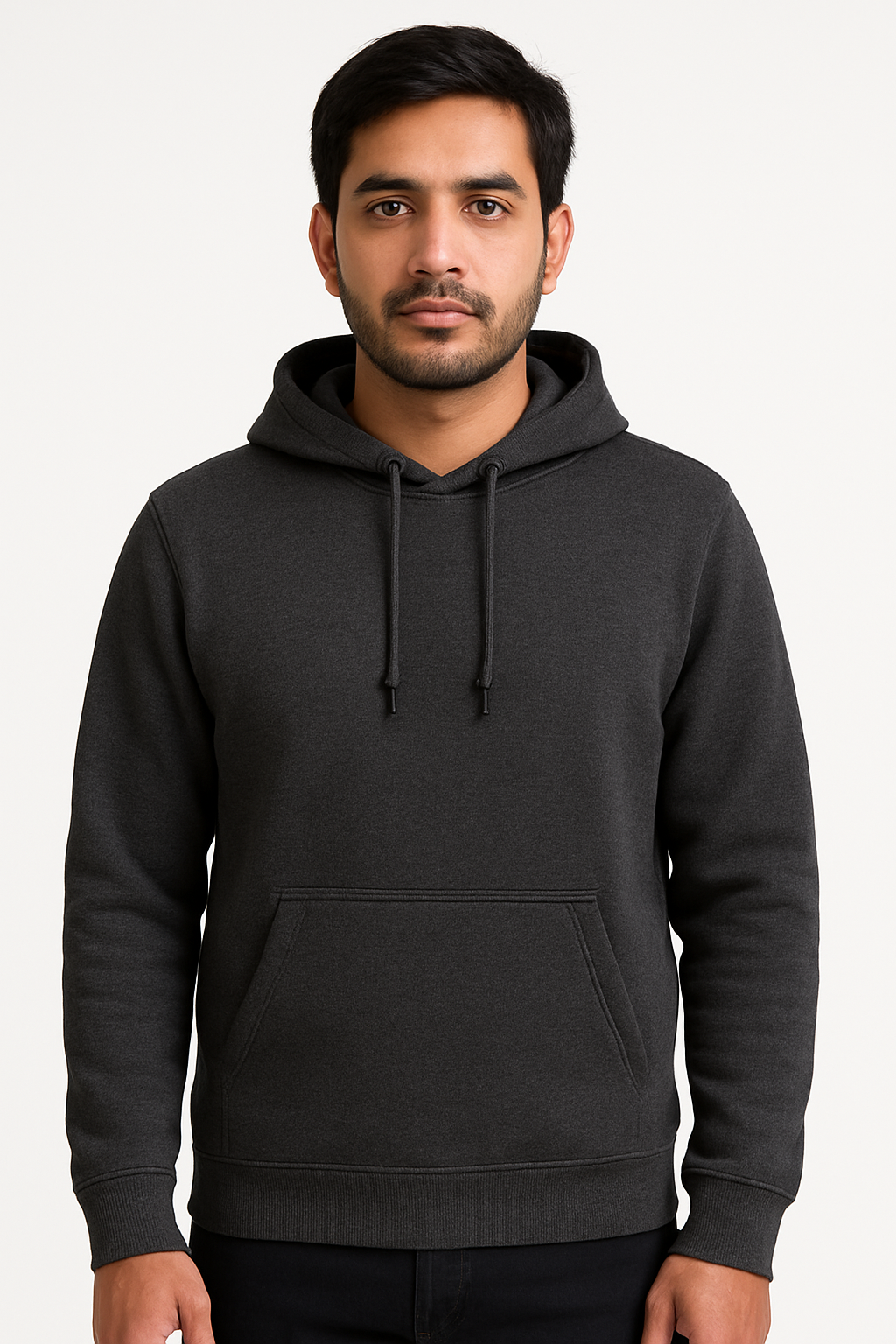 Classic Black Pullover Hoodie